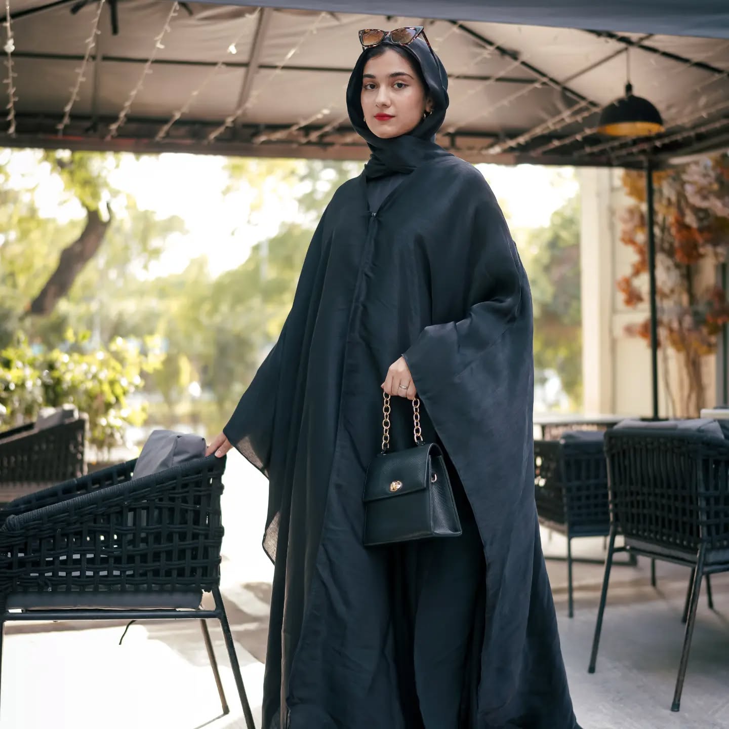 Luxury Silk Abaya